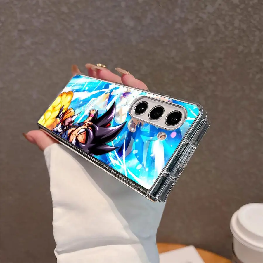 حافظة لهاتف سامسونج جالاكسي ZFold3 ZFold6 Z Fold 7 6 5 4 3 ZFold4 ZFold7 ZFold5 غطاء هاتف ناعم شفاف #6