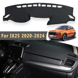 Car Dashboard Cover For Hyundai Creta Ix25 2024 2023 2022 2021 2020 Auto Mats Sun Shade Instrume Panel Accessories Waterproof