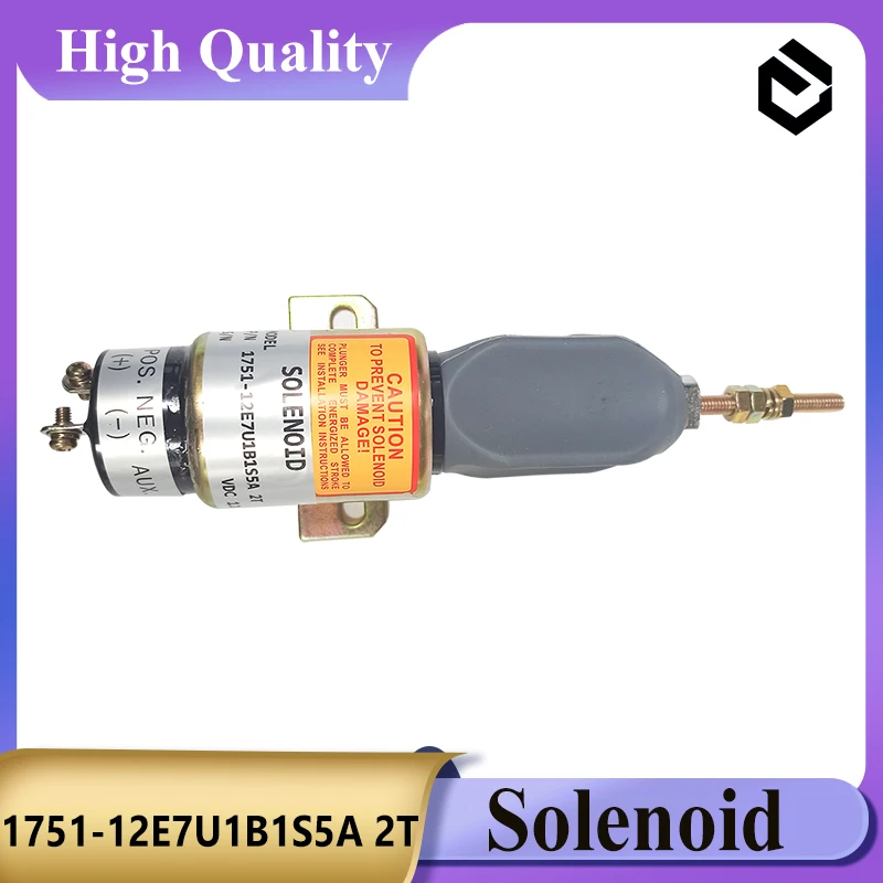 1751-12E7U1B1S5A 2T Shut Down Stop Solenoid Valve 1751-12E7U1B1S5A 2T for Excavator Parts