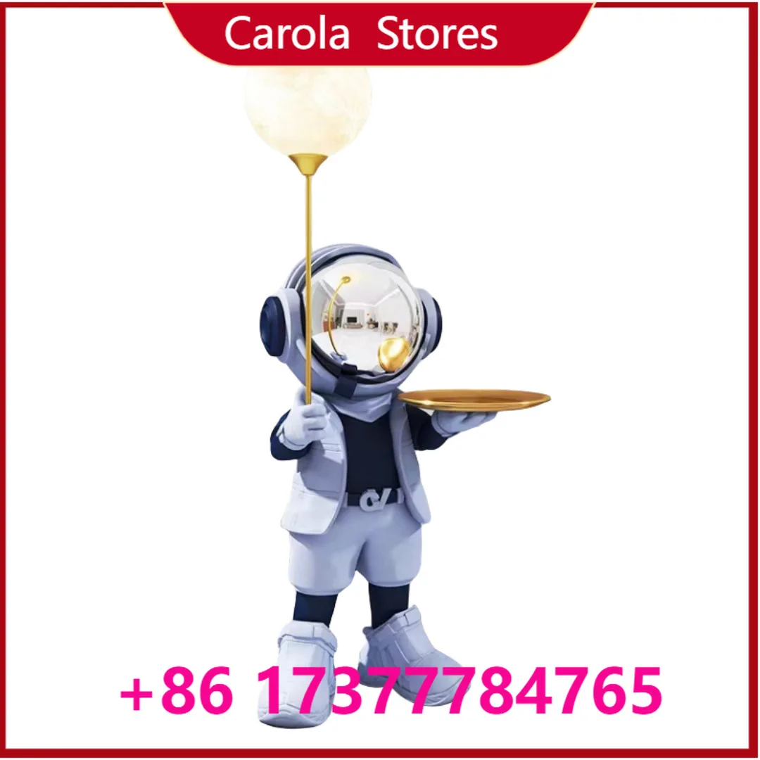 In Stock Factory Supply Creative Astronaut Landing Hookah Tray Spacemen Ornament Shisha Accessories Decorative Ashtray