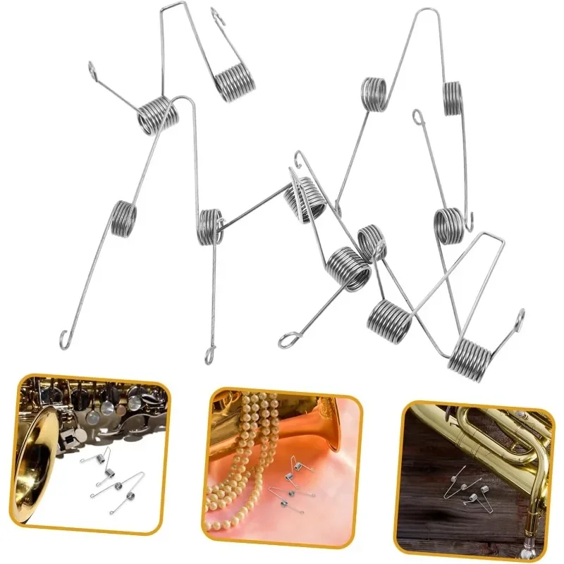 Trombone Valve Spring Replacement Part, Steel Wire Spit Valve Spring for Alto Horn Brass Instrument Valve Accessory