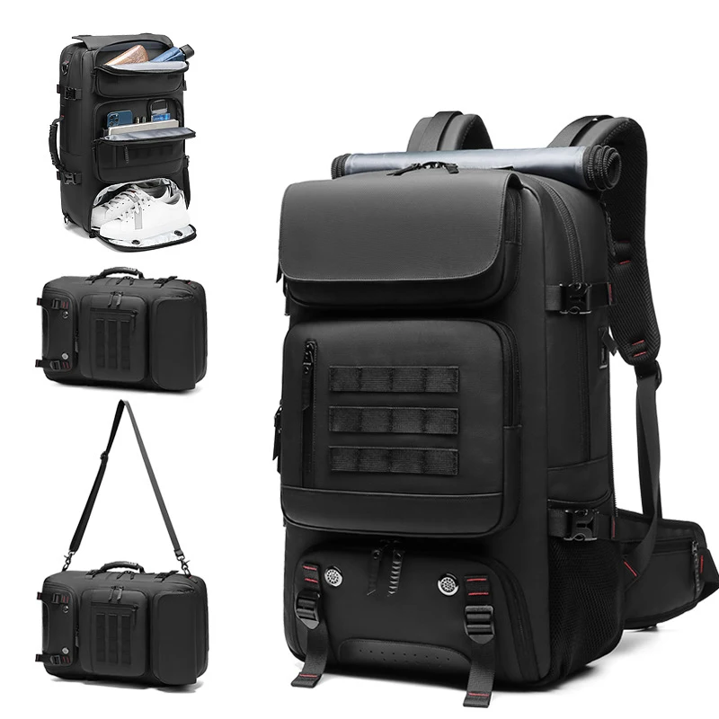 

Large Capacity Men Backpack Multifunctional Bag Outdoor Mountaineering WaterProof Laptop Backpack Business Travel Shoe Bag