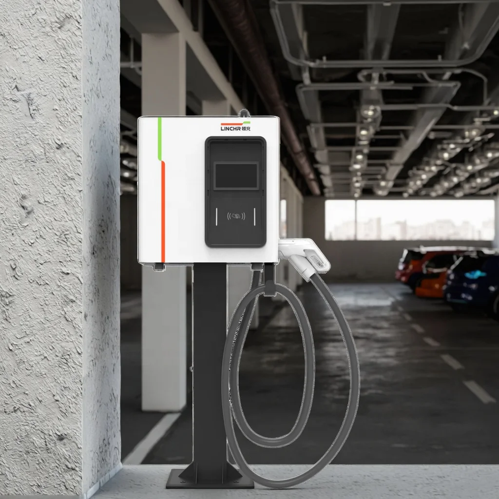 New Stellar 30KW DC Wall-mounted EV Charger Pedestal Type2 Plug Leakage Protection Multi-Authentication Home Charging Station