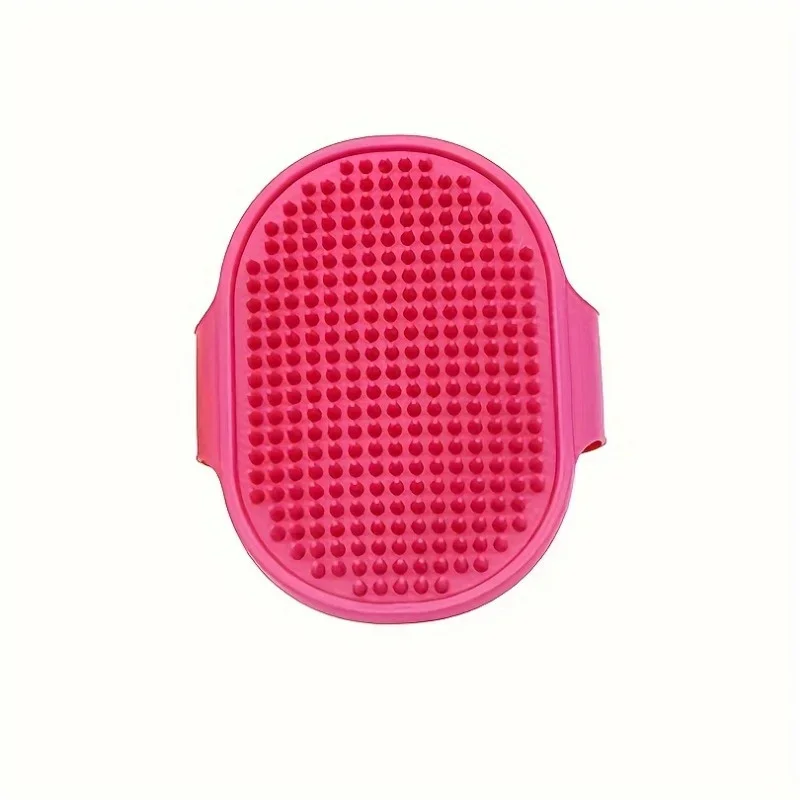 Pet Bath Brush Cat Dog Grooming Brush Silicone Massage Brush Adjustable Round Handle Pet Shampoo Brush Cleaning Comb Tool