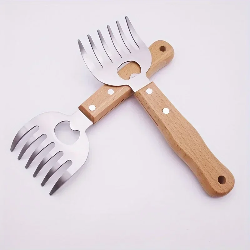 Creative Fashion Stainless Steel Meat Shredder Claw Heat-Resistant Insulated Kitchen Tool for Easily Shredding Chicken & Beef