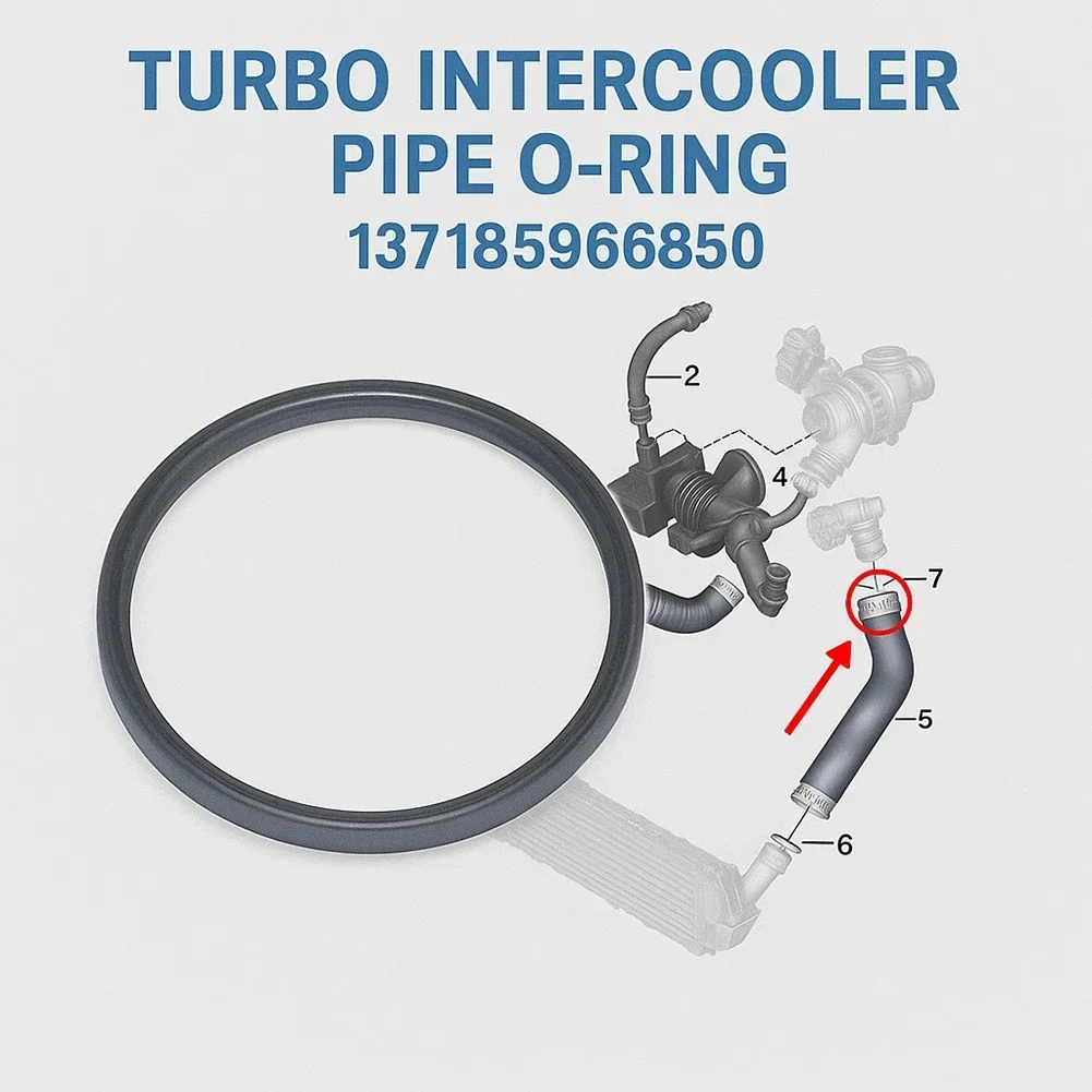 Air Intake Seal Turbo Boost Pipe Turbocharger System Repair Factory Specification Fit Plastic Material For BMW X5 F15