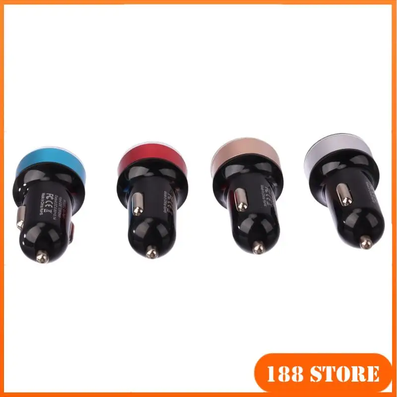 

Универсальный 12 В-24 В быстрый двойной USB автомобильное зарядное устройство адаптер светодиодный дисплей прикуриватель ABS автомобильное зарядное устройство для телефона