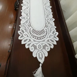 Lace Table Runner Vintage Floral Table Runners Rose Embroidered Lace Fabric For Rustic Wedding Reception Bridal Shower Boho Baby