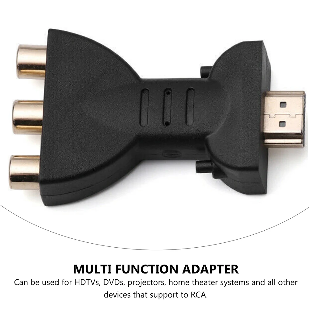 1Pcs to Av Converter Portable Av Adapter for Hdtv Dvd Projector Video Output Multi-Function Cable Adapter