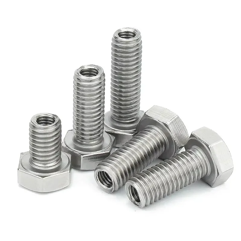 Hollow Screw M4 M5 M6 M8 M10 M12 M14 M16 M20 304 Stainless Steel Special Outer Hexagonal Bolt Threading Through Machine Screw