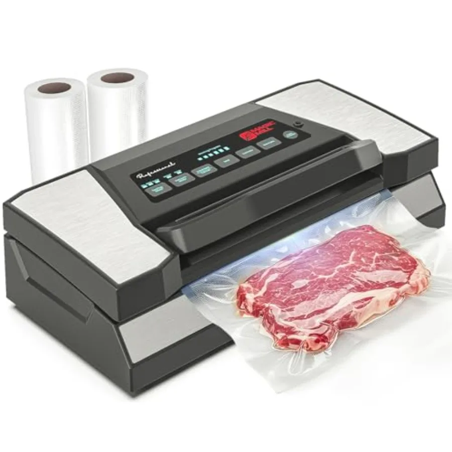 

Professional Vacuum Sealer Machine Pro with New Patent Handle MVS-5181 for Food Bags Marinate Bowls and Meal Packing Cannister