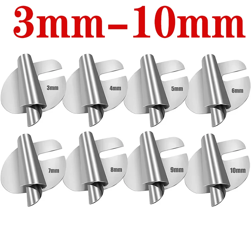 1-8 PCS Universal Nähen Gerollt Säumer Nähfuß 3-10mm Pull Rohr Spirale Kanten Roller Säumen puller Rohr Nähen Zubehör