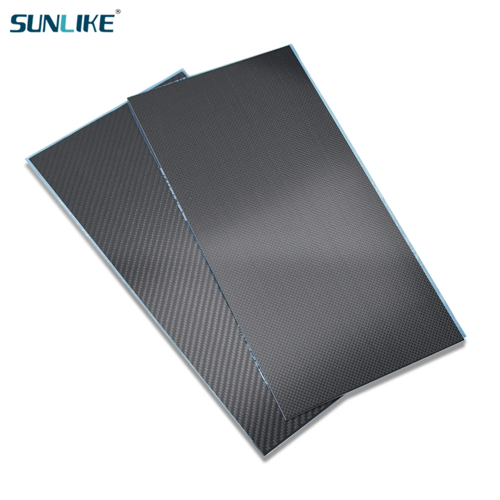 0.2-2.0MM 400mm X500mm 100% 3K  Carbon Fiber Plate Panel Sheets Board  Fiberic High Composite Hardness Material   for RC Model