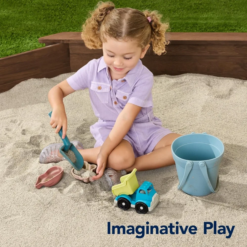 صندوق رمل خشبي كبير مثمن للأطفال في الهواء الطلق مع غطاء مع 4 مقاعد معززة، 8 مقاعد، مقعد رملي XL، بطانة سفلية - جوز