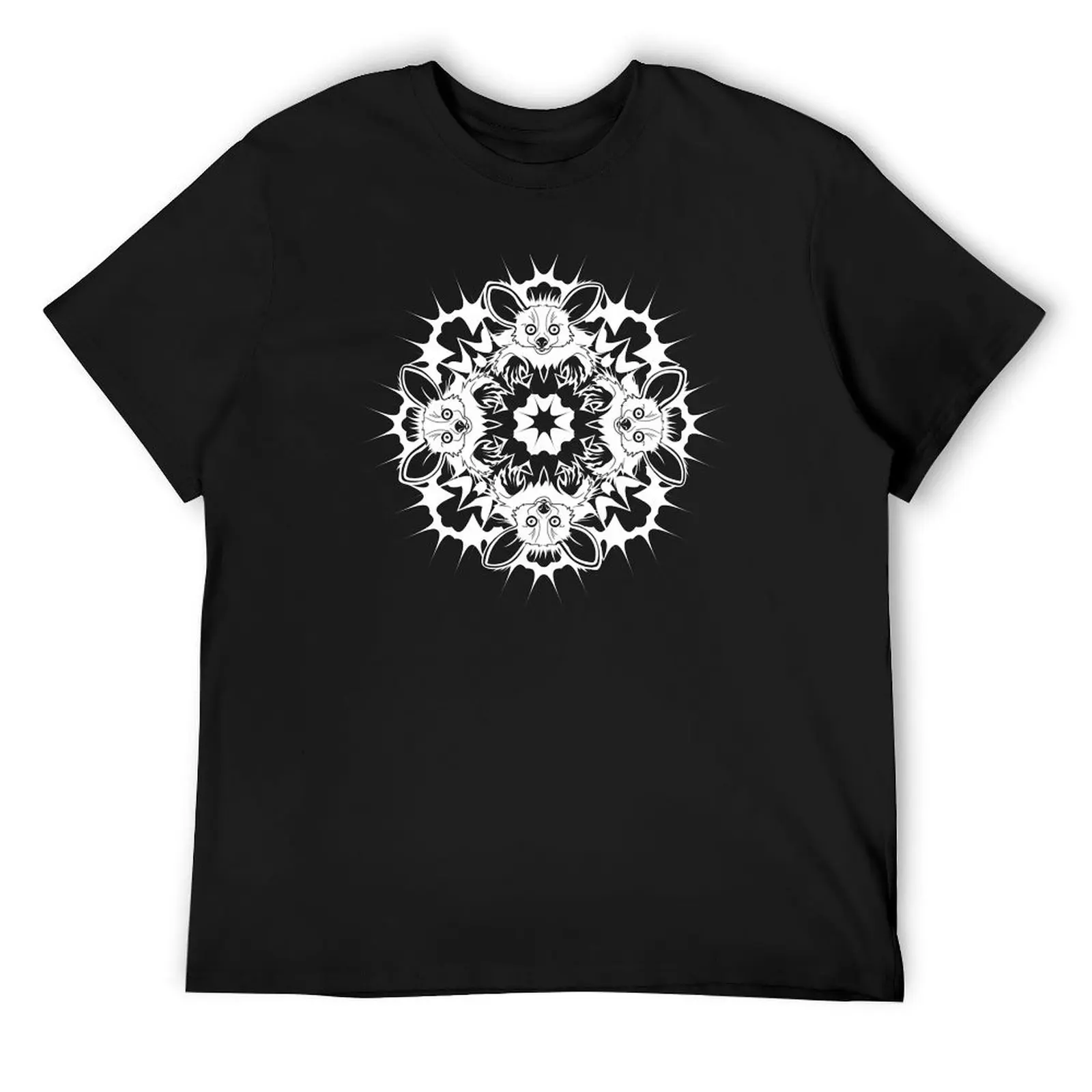 Футболка Aye-Aye ZOOFLAKE, быстросохнущая футболка с короткими рукавами, футболка с аниме, быстросохнущие черные футболки для мужчин
