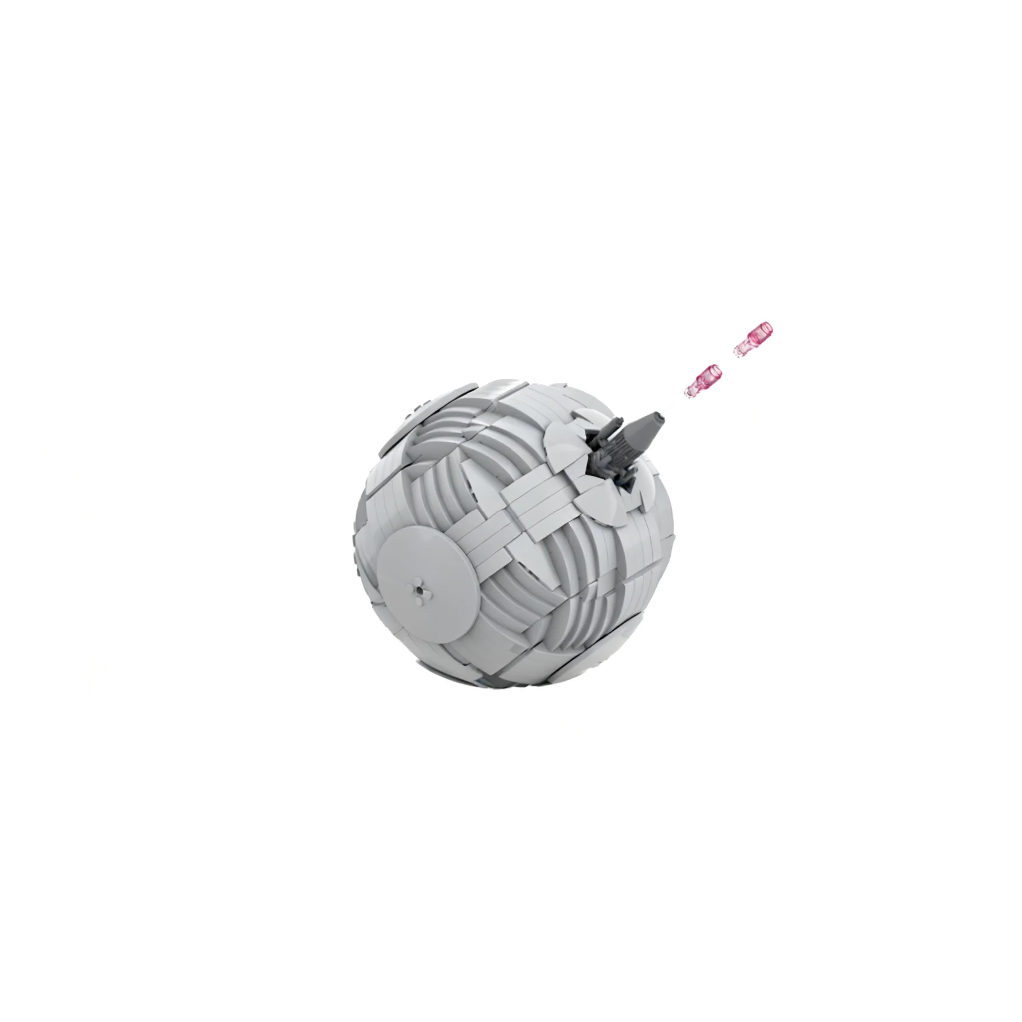 1642pcs MOC Ice Planet Ion Cannon V Defender Model Building Blocks Construction Toy Christmas Gifts Creative DIY Idea Education