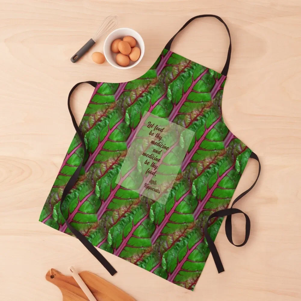 Let food be thy medicine Apron cookings for women Men kitchen beauty master nail tech supplies Apron