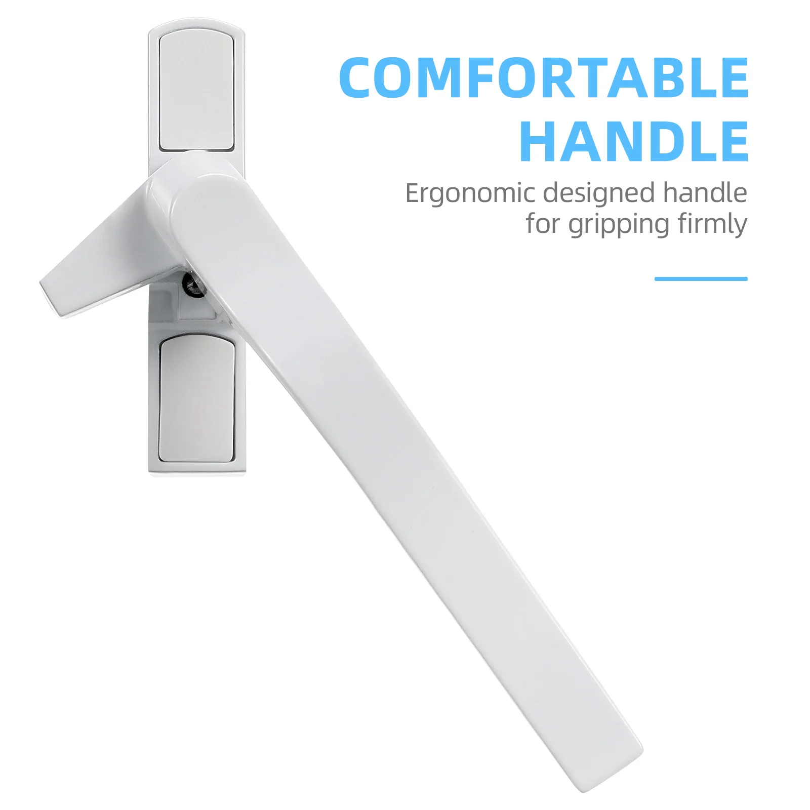 

Door Window Handle Heavy Duty Zinc Alloy Base For Aluminum Sliding Windows Right Side External Flat Handle