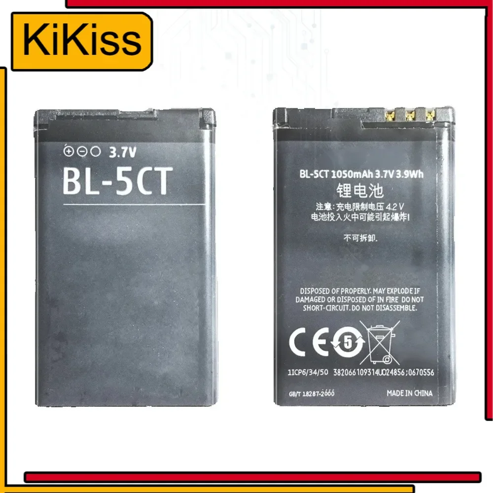 Аккумулятор для мобильного телефона 1050 мАч для Nokia 5220XM 6730 C5-00 C6-01 C3-01 6303C 5220 6730C C5 6303I BL 5CT