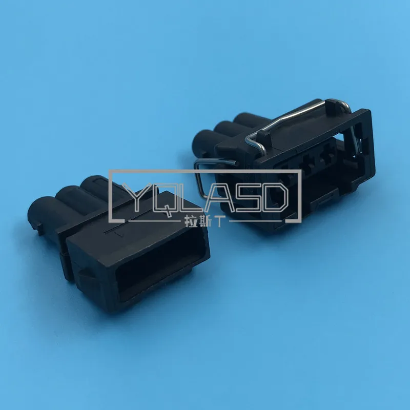 1 Set 3 Way 357972753 Auto Coil Plug Sensor Connector Waterproof Socket AC Assembly For VW Audi 357 972 753