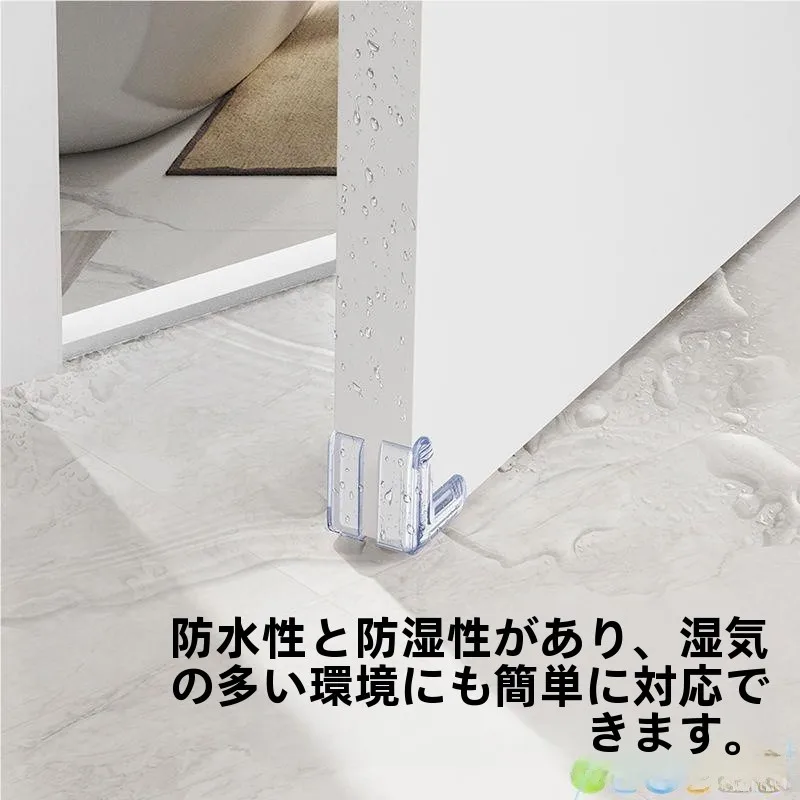 

Bathroom Safety Corner Protectors Waterproof Glass Door Anti-Collision Child Proofing Home Decorative Right Angle Stickers