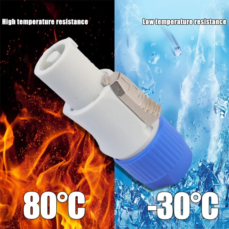 12/1 قطعة NAC3FCA NAC3MPA ذكر التوصيل 20A قابس طاقة محول مقبس الطاقة 3Pin Powercon XLR موصل ل ضوء المرحلة شاشة LED #6