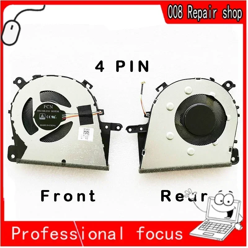Ventilador de refrigeración de CPU para ordenador portátil, radiador para Lenovo IdeaPad S145-14IWL/AST/api/IKB/II L V14-IKB/IWL/IIL/ADA/are 5f10s13876