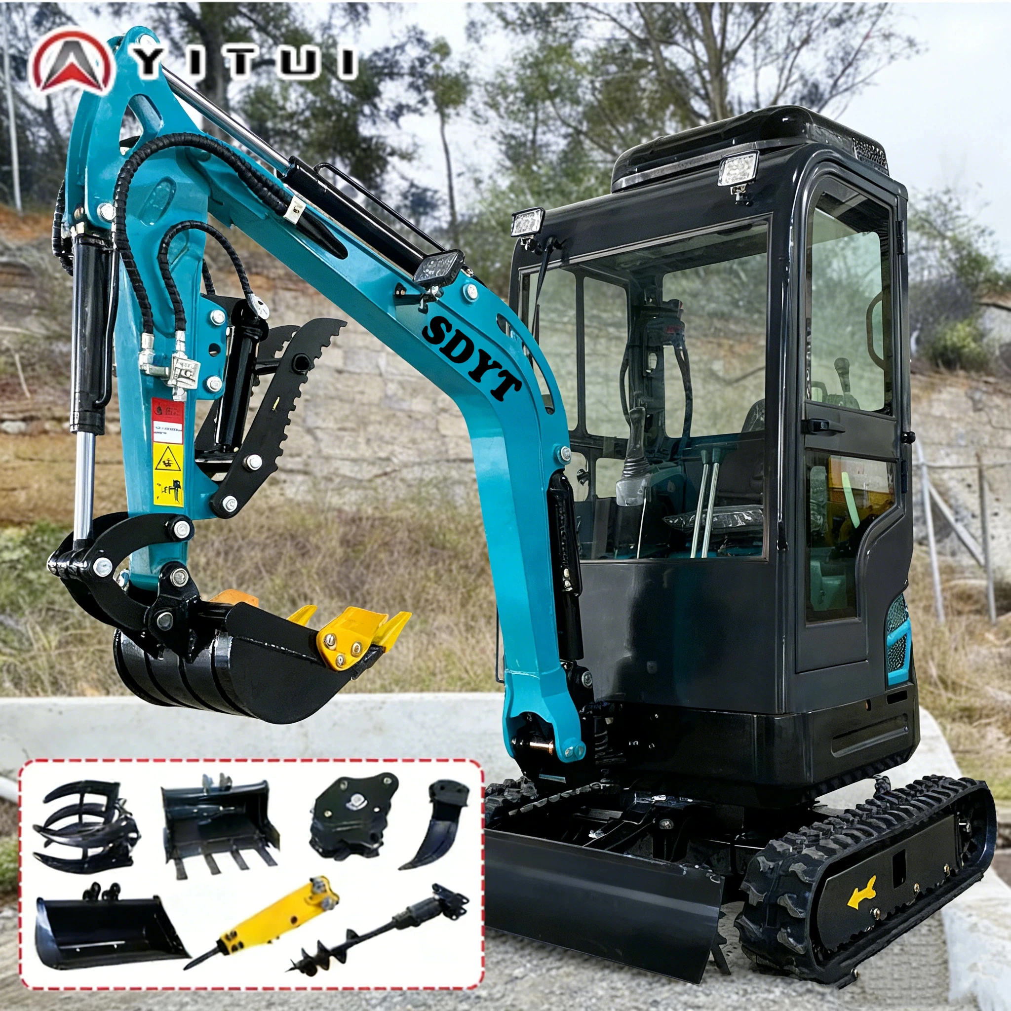 The Bestselling 2026 Quick Delivery 2.0 Ton Mini Excavator Customized Ce Epa Euro 5 Mini Digger High-Quality