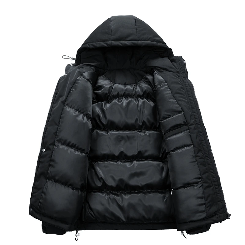 High Street Herren Winter werkzeug Outdoor Kapuzen jacke Parkas Baumwolle gepolsterte Jacke Unisex dicke warme Harajuku Modemarke