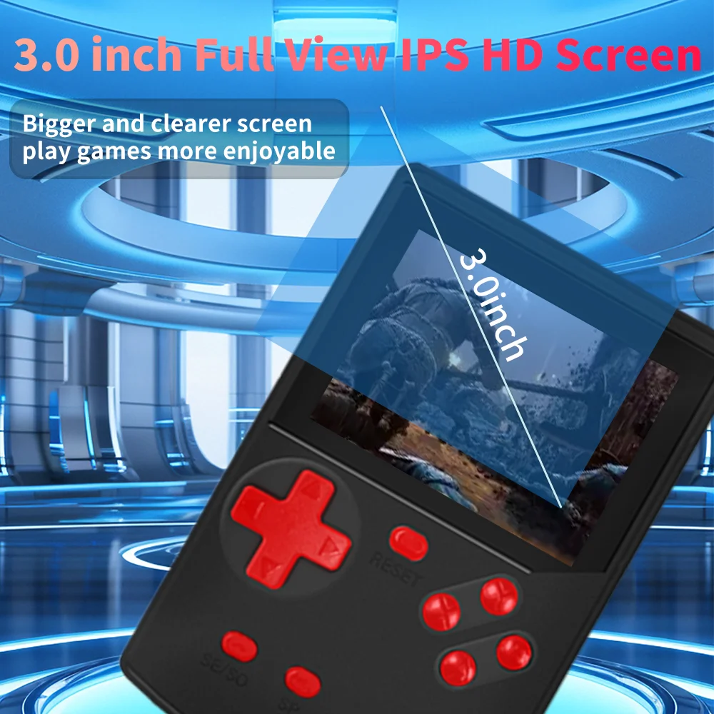 GAMINJA Retro Handheld Game Console Nostalgic Classic Russian Game Console Portable Mini Game Console Perfect for Gifting
