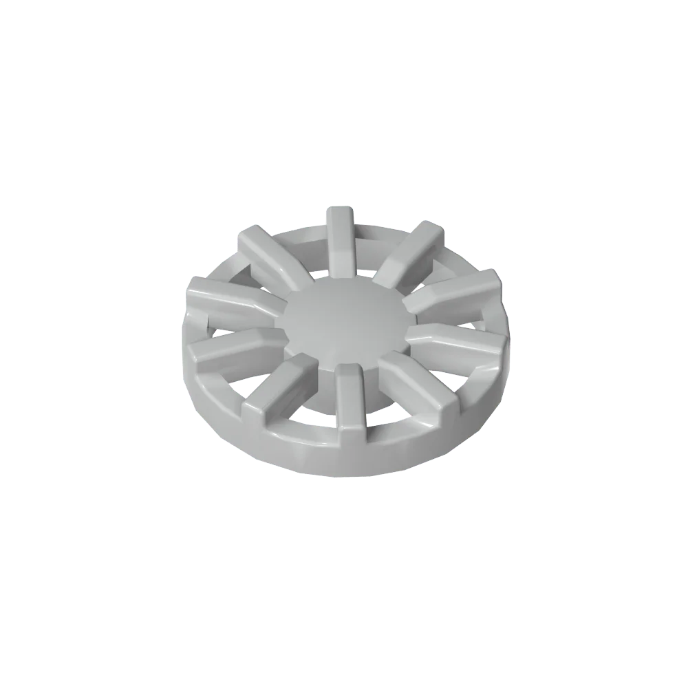 Gobricks GDS-2162 Wheel Cover 7 Spoke Y Shape - for Wheel 18976 compatible with lego 18978B Assembles Building Blocks