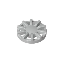 Gobricks GDS-2162 Wheel Cover 7 Spoke Y Shape - for Wheel 18976 compatible with lego 18978B Assembles Building Blocks