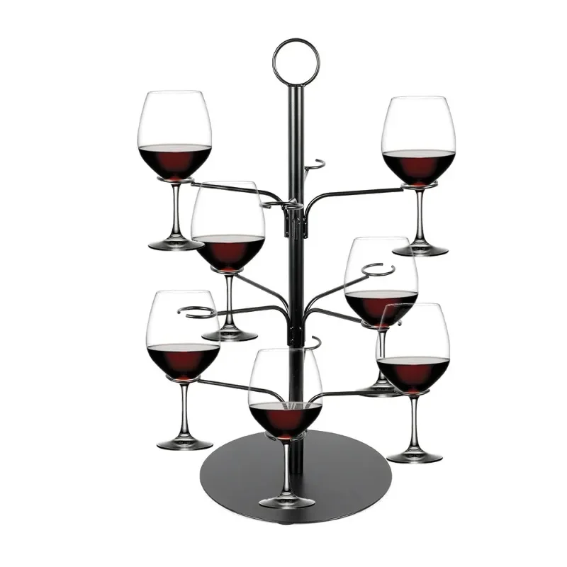 3 Tier Wine Glass Holder Freestanding Tabletop Storage Rack Cocktail Glass Tree Display Stand