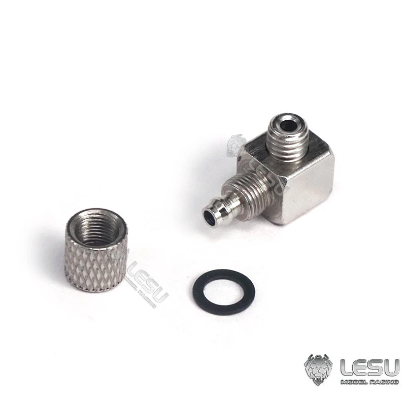 Simuliertes Hydraulikmodell, modifizierter Stahl, verzinkt, präzise gerade gebogene M5-Öldüse, 4*2,5mm Rohrinstallation – Detail 12