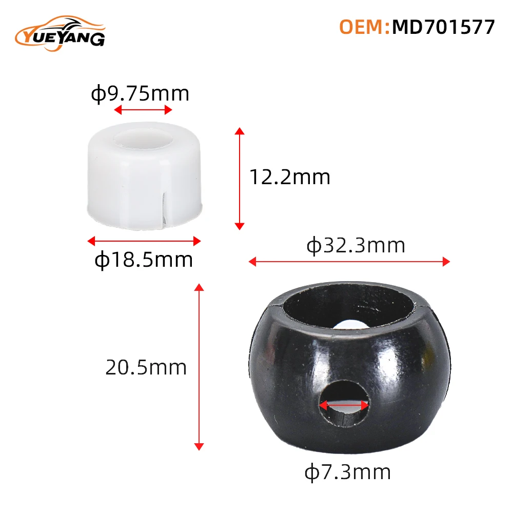 YUEYANG MD701577 Shifter Ball Bushing for Mitsubishi Montero Car Accessories MD739288  MD701605