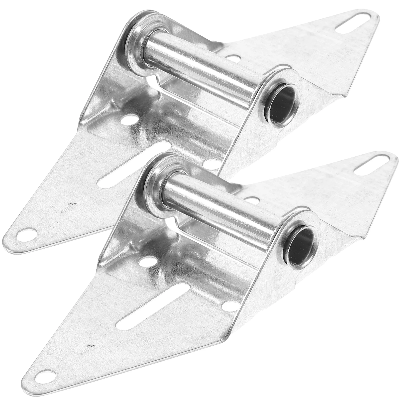 

2pcs Garage Hinges Heavy Duty Automatic Exterior Door Hinges Closing Compatible Bracket Exterior Hardware Parts