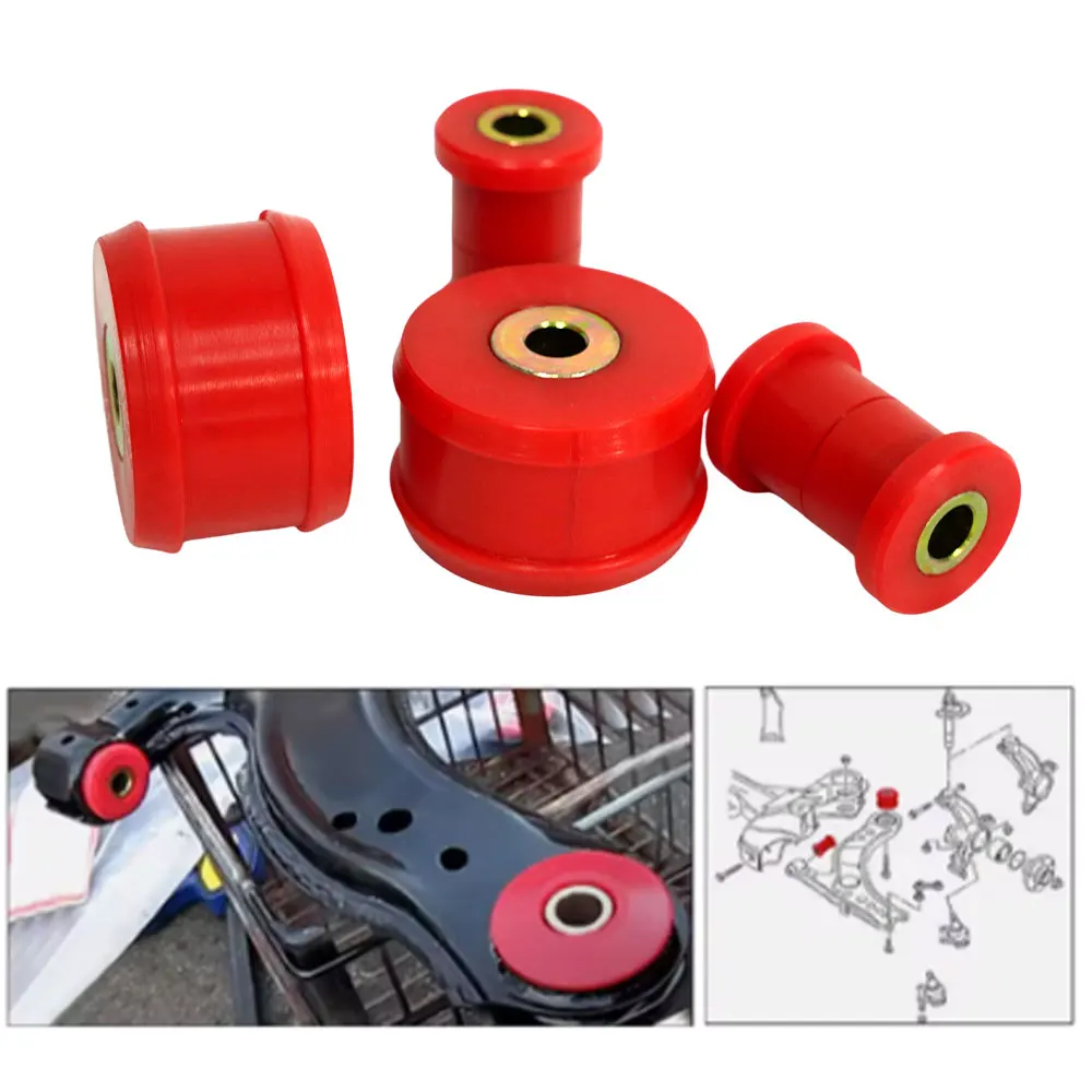 

Комплект втулок переднего рычага управления автомобиля 22-202 для VW Beetle MK4 Golf/Jetta MK2 MK3 MK4 1985-2006, полиуретановые автомобильные аксессуары