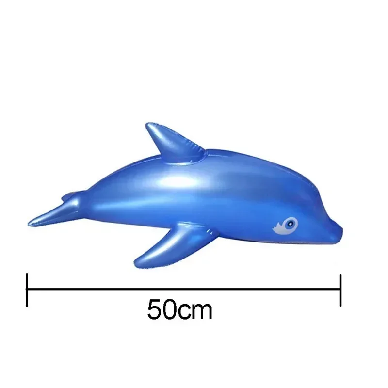 1 PC. Modeling Cute PVC Blow Up Inflatable Toys Dolphin Beach Toy For A Bathroom Being 51x20 cm Toy For Girls And Boy