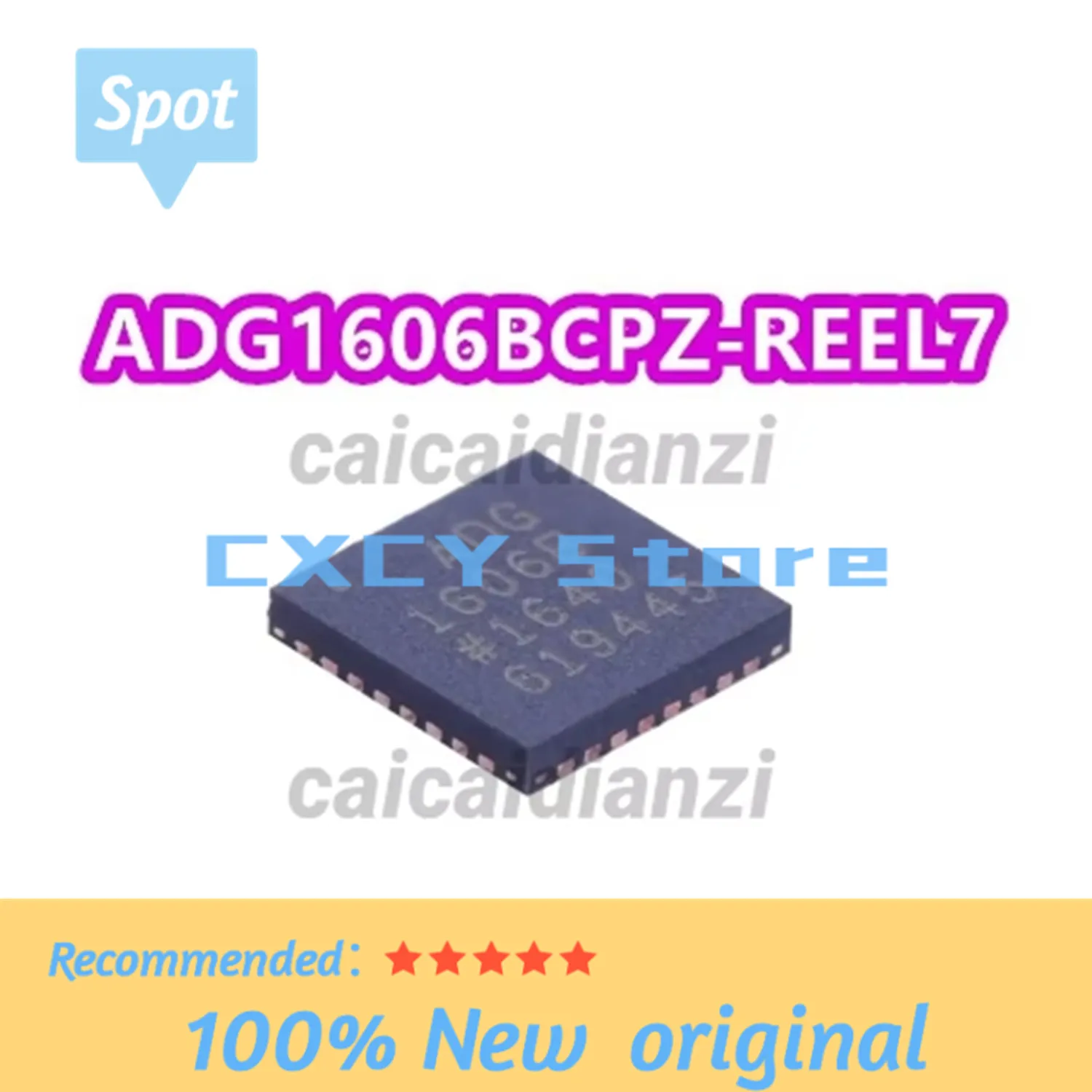 5Pcs/Lot   ADG1606BCPZ-REEL7 ADG1606BCPZ 1 Circuit IC Switch 16:1 5Ohm 32-LFCSP-VQ (5x5) New Original