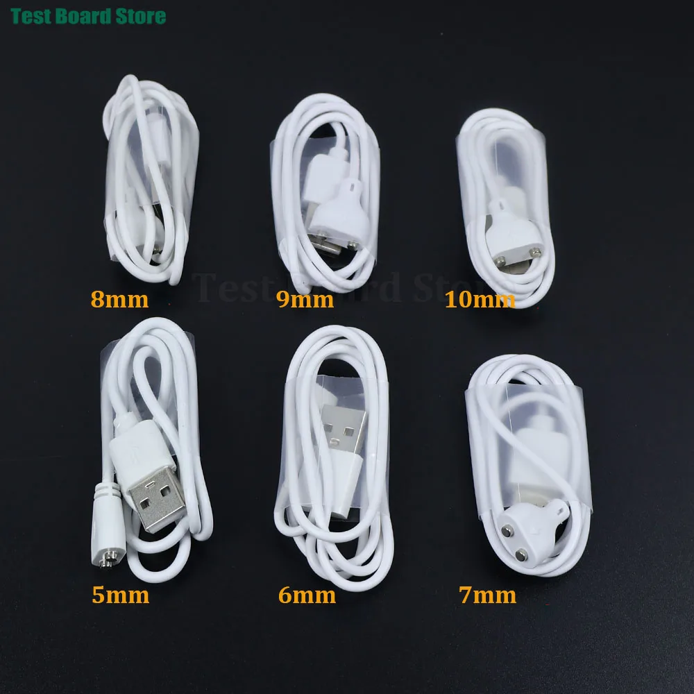 Magnetic Charging Cable 2Pin Center Spacing 5/6/7/8/9/10mm Magnet Suction USB Power Charger for Beauty Instrument Smart Device