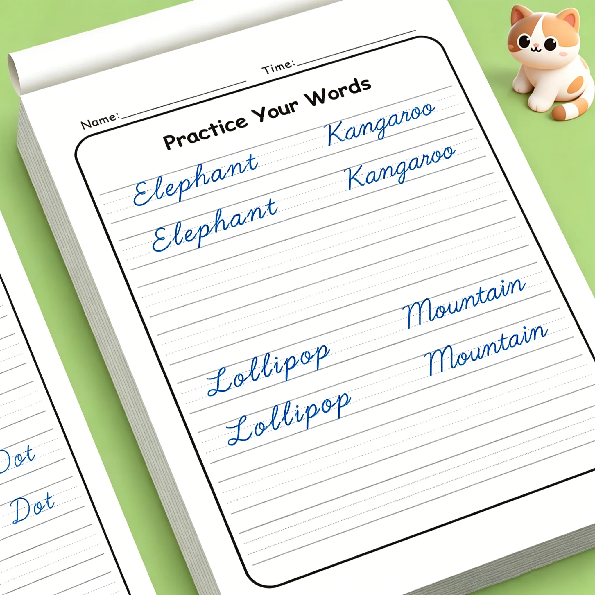 Cursive Handwriting Workbook for Beginners, Progressive Practice from Cursive Alphabet to Common Words & Simple Sentences