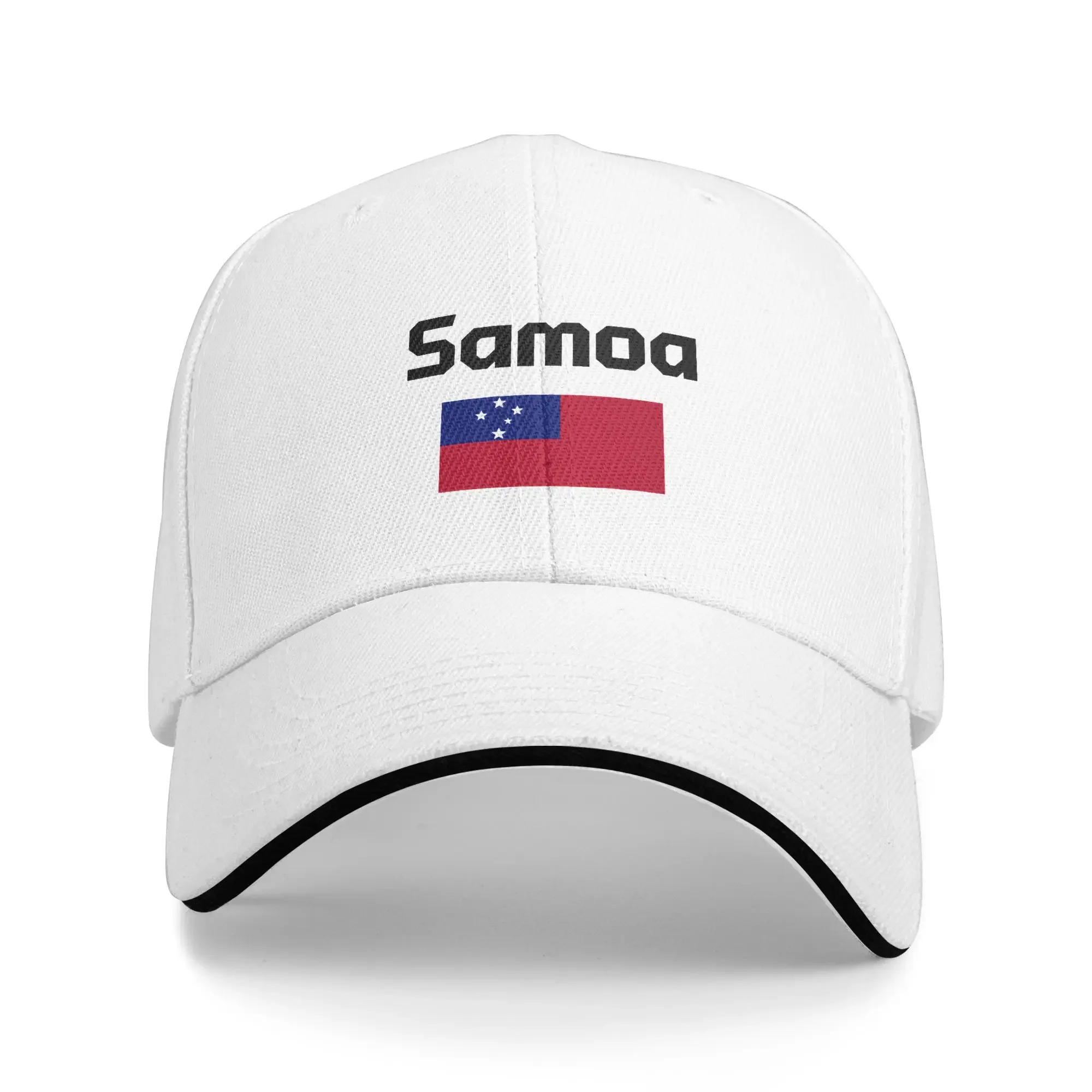 Samoa Flag Design Art Baseball Cap Men Women Design Hip Hop Hats Spring Classic Running Hippie Wholesale Baseball Caps