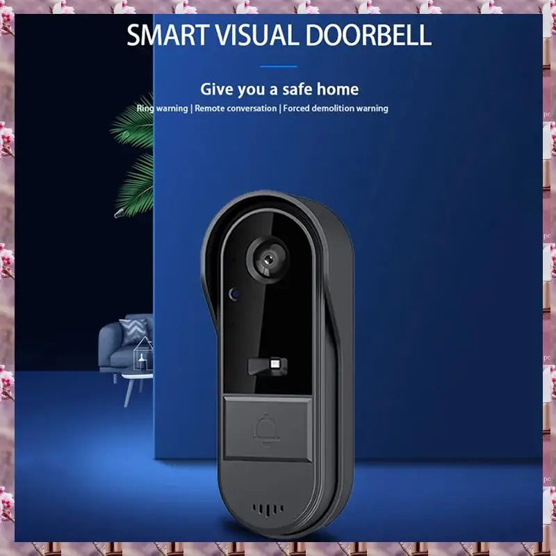 2025 Wireless Video Doorbell Camera With Chime Intelligent Video Bell Camera Intercom Doorbell Night Vision For Home Office,Wire