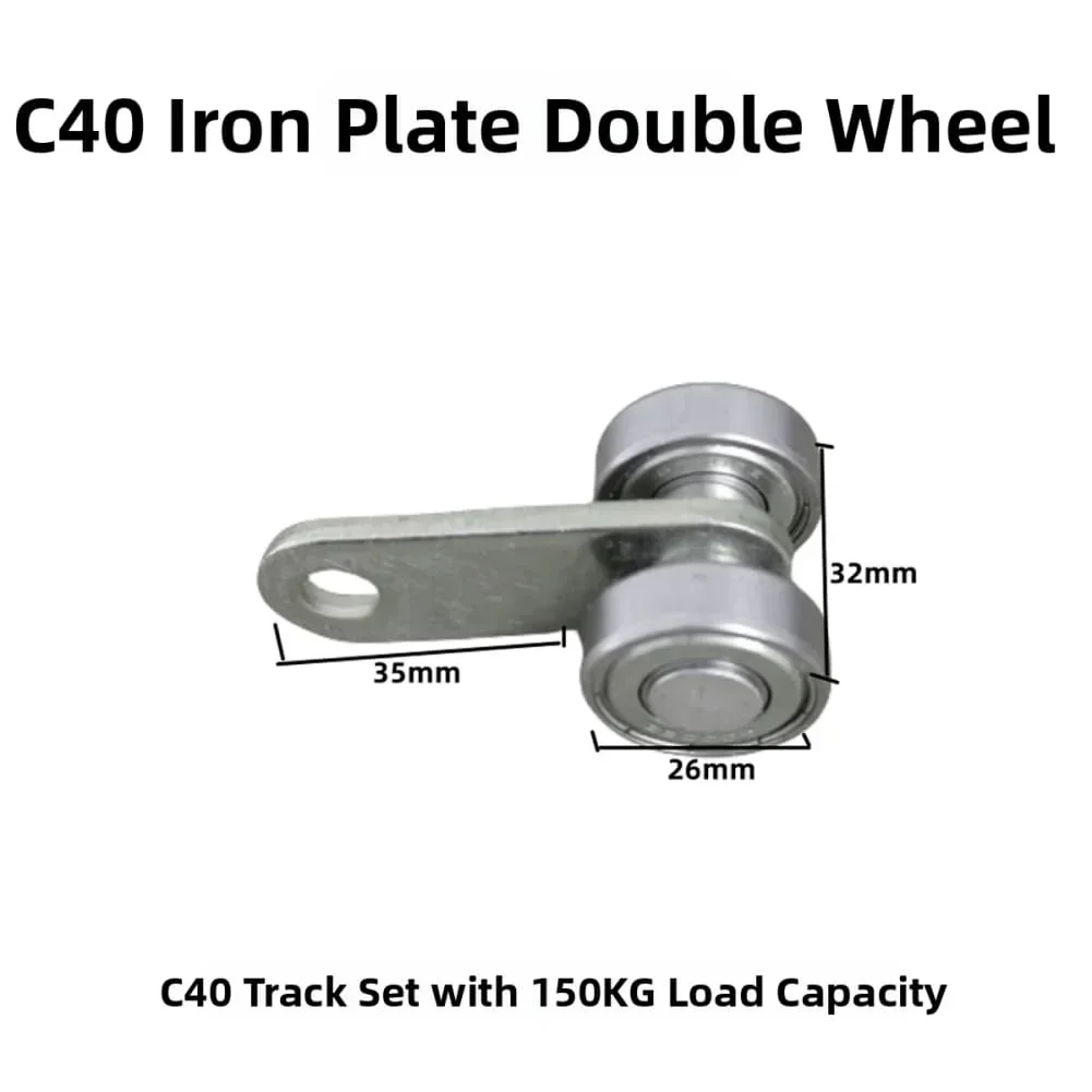 Double Bearing Sliding Door Wheels Heavy Duty For Smooth Sliding Operation Made With High Carbon Steel Suitable For Panel Doors
