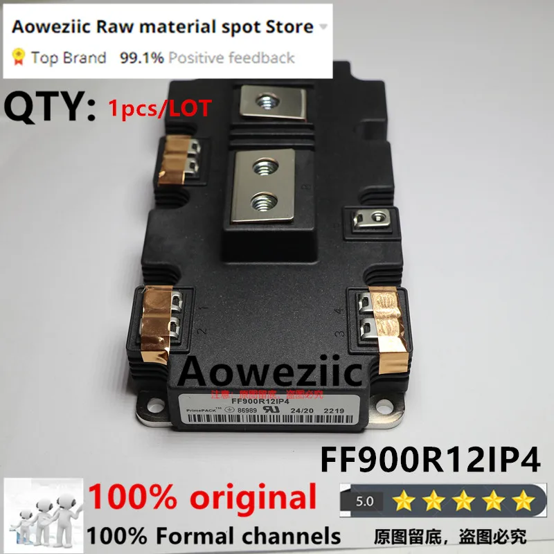 

Aoweziic 2022+ 1pcs/LOT 100% New Imported Original FF600R12IP4 FF900R12IP4 FF1400R12IP4 FF1800R12IE5 IGBT Module