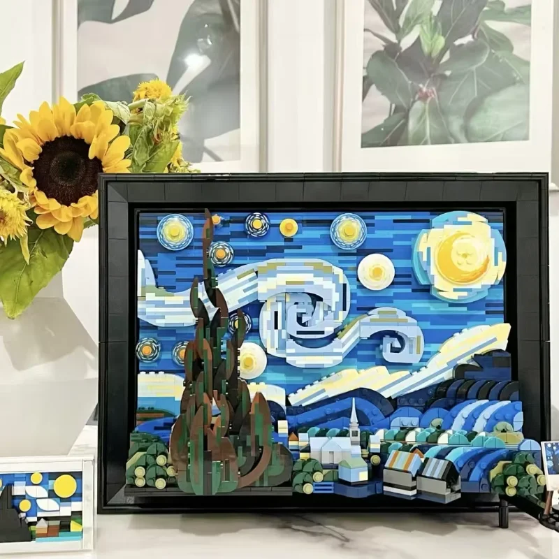 2026 Hot 2316pcs Starry Night  - Art Craft Building ulasan dan harga