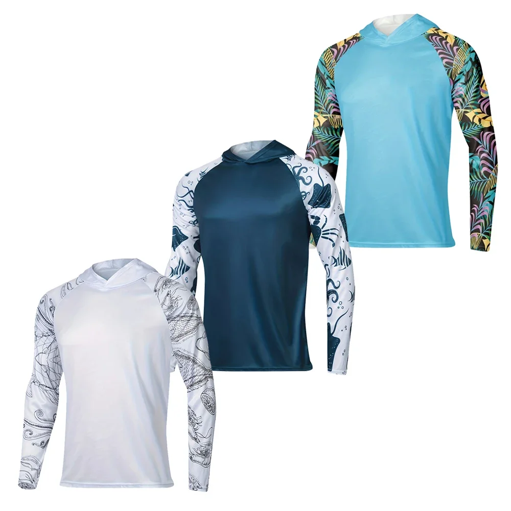 

New Style Fishing Clothes Anti-UV Sunscreen Long-sleeve Tops Quick Drying Top