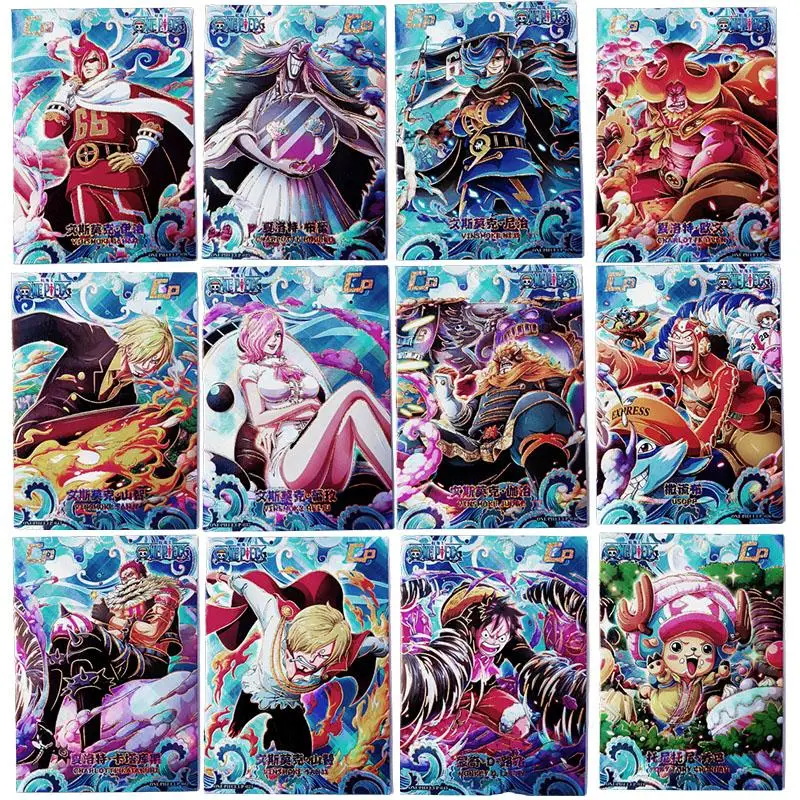 Anime One Piece Monkey D. Luffy Usopp Vinsmoke.niji Cp Card Game Collection Rare Cards Children\'s Toys Surprise Birthday Gifts