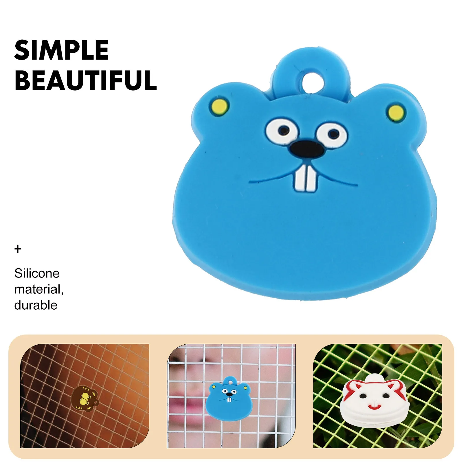 

3Pcs Cartoon Tennis Racket Dampeners Silicone Vibration Absorber Racket Shocks Absorber Elbow Protection Tennis Supplies