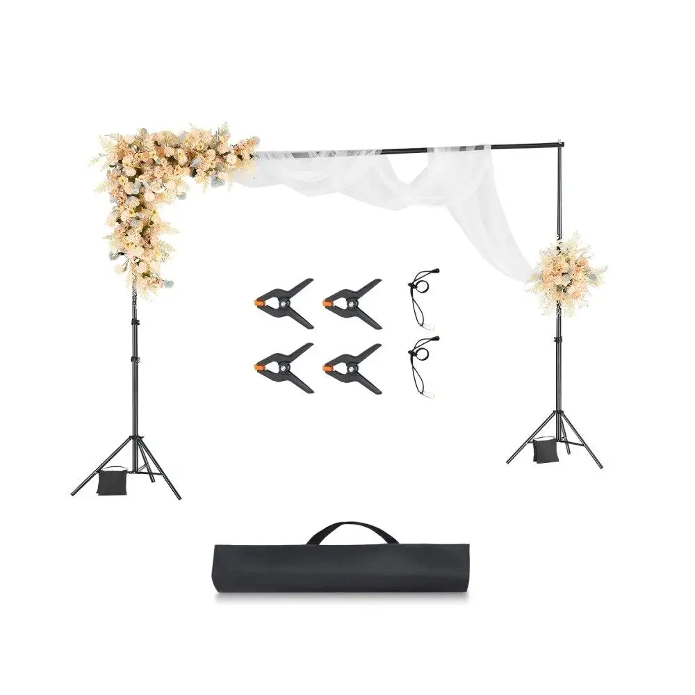 

Aliexpress optimized product title: Backdrops Photo Studio Stand Kit 10x10ft Heavy Duty Lightweight Portable Easy Setup Design